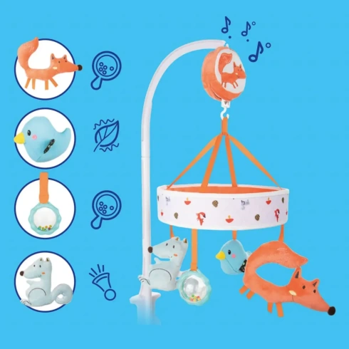 Музична карусель мобіль Canpol babies Fox - 3
