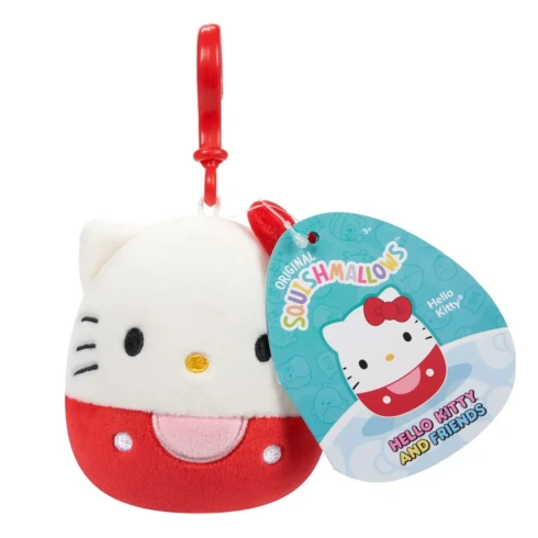 М'яка іграшка на кліпсі Squishmallows Хеллоу Кітті 9 см - 2