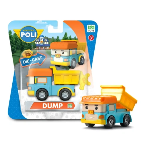 Колекційна металева машинка Robocar Poli Дамп Die Cast - 2