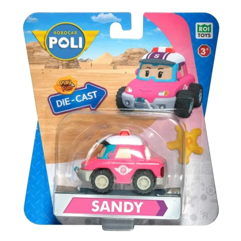 Колекційна металева машинка Robocar Poli Сенді Die Cast - 2