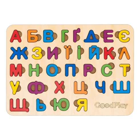 Пазл-сортер Goodplay Алфавіт веселка PS-4-005 - 1