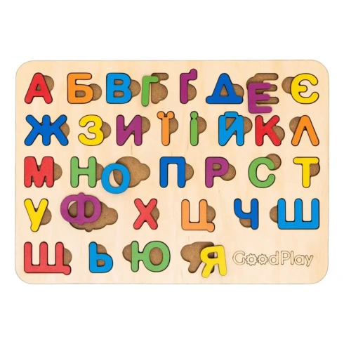 Пазл-сортер Goodplay Алфавіт веселка PS-4-005 - 2