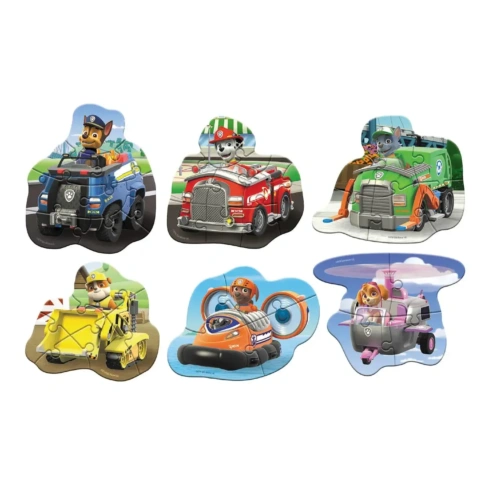 Набір пазлів 6-в-1 DoDo Paw Patrol Готові до дії 2х4, 2х6, 2х8 ел - 2
