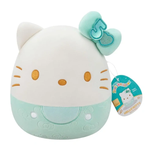 М'яка іграшка Squishmallows Хелоу Кітті в смарагдовому 20 см - 2