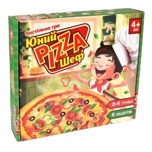 Настільна гра Strateg Юний Pizza Шеф (укр) - 1