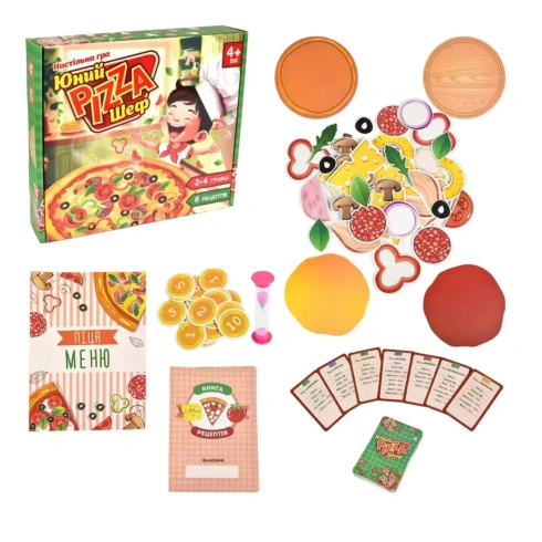 Настільна гра Strateg Юний Pizza Шеф (укр) - 2