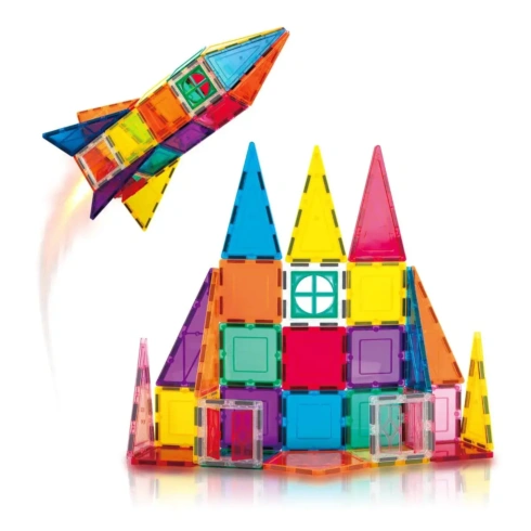 Конструктор магнітний PicassoTiles Magnetic building blocks 36 ел - 3