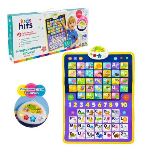 Інтерактивний плакат Kids Hits Абетка 2 в 1 - 4