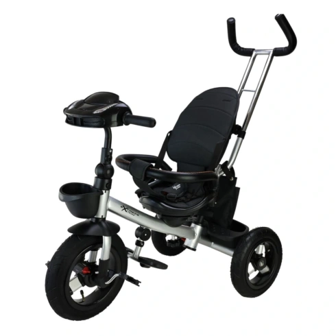 Триколісний велосипед Extreme Motion чорний - 4