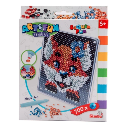 Набір для творчості Simba toys Весела лисичка з блискітками - 1