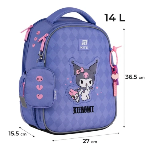 Рюкзак каркасний Kite Kuromi Blue - 2