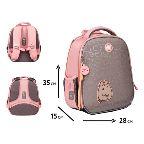 Рюкзак шкільний каркасний Yes Pusheen Fatty - 8