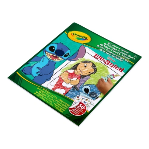 Набір для творчості Crayola Lilo and Stitch Розмальовка з наклейками 04-0900G - 5