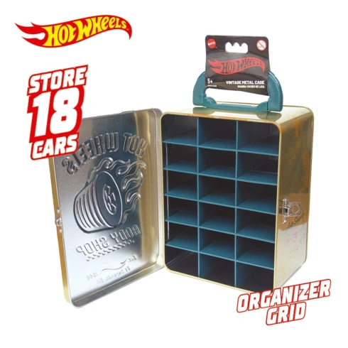 Вінтажний контейнер Hot Wheels для 18 машинок Body Shop - 2