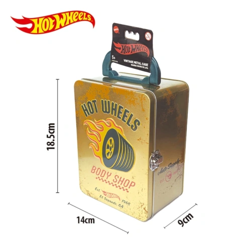 Вінтажний контейнер Hot Wheels для 18 машинок Body Shop - 4