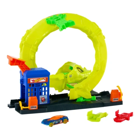 Ігровий набір Hot Wheels Небезпечні створіння Спіральна атака змії - 1