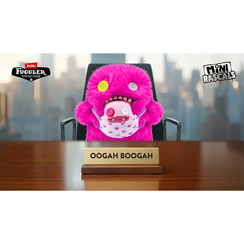 М'яка іграшка Fuggler Рожевий Ласкун 22 см - 6