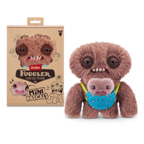 М'яка іграшка Fuggler Коричневий Пухнастик 22 см - 3