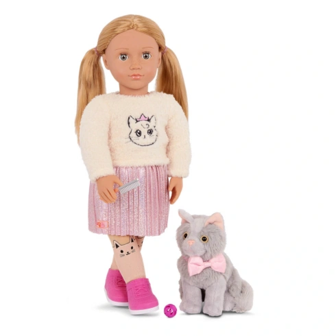 Лялька Our Generation Шила з кошеням Семмі та аксесуарами 46 см - 1