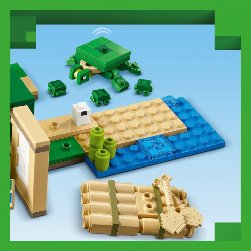 LEGO Minecraft Пляжний будинок у формі черепахи 21254 - 6