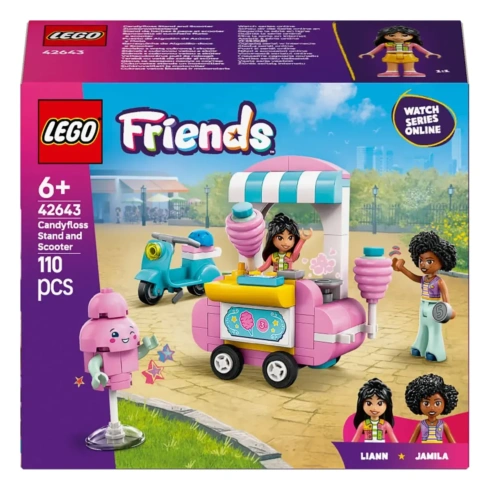 LEGO Friends Ятка з солодкою ватою та скутер 42643 - 1