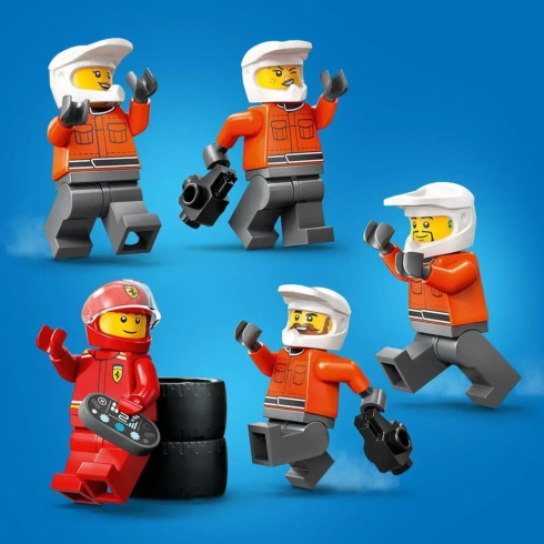 LEGO City Піт-стоп і піт-екіпаж F1 з болідом Ferrari 60443 - 6