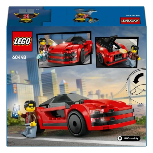 LEGO City Червоний спортивний автомобіль 60448 - 9