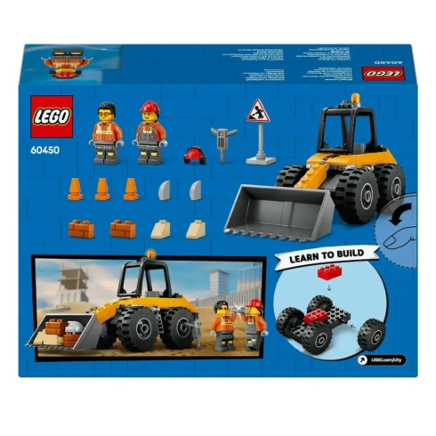 LEGO City Жовтий будівельний автонавантажувач 60450 - 9