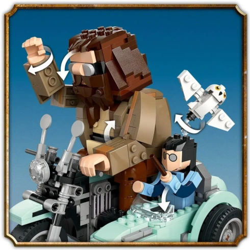 LEGO Harry Potter Поїздка Геґріда та Гаррі на мотоциклі 76443 - 6