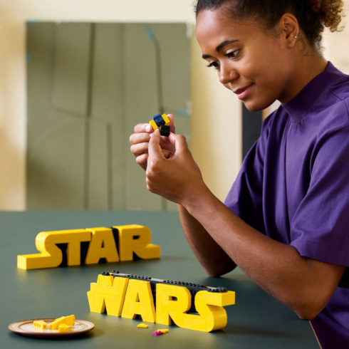 LEGO Star Wars Логотип з кубиків «Зоряні війни» 75407 - 2