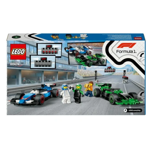 LEGO City Grid F1® з автомобілями для перегонів VCARB і Sauber (60474) - 9