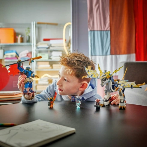 LEGO NINJAGO Розбійник: Робот-вершник на драконі 71843 - 3