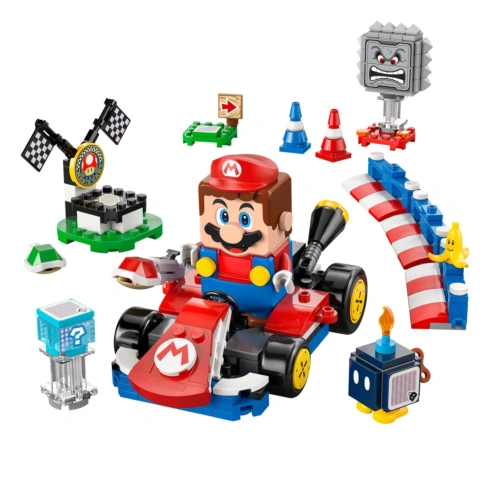 LEGO Super Mario Mario Kart – Interactive LEGO Mario та Standard Kart 72043 - 8