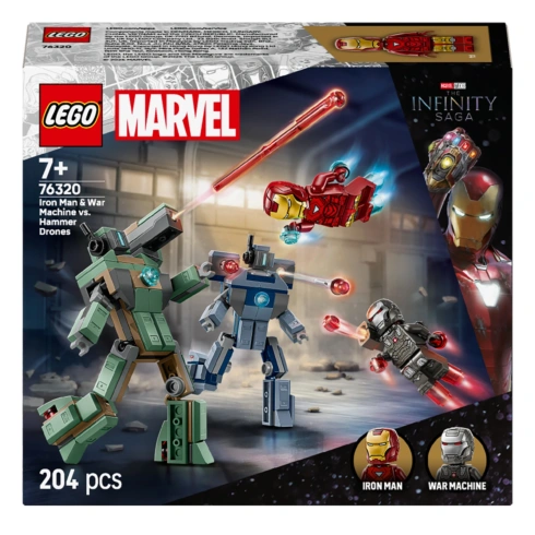 LEGO Super Heroes Залізна людина та Бойова Машина проти Хаммер Дронів 76320 - 1