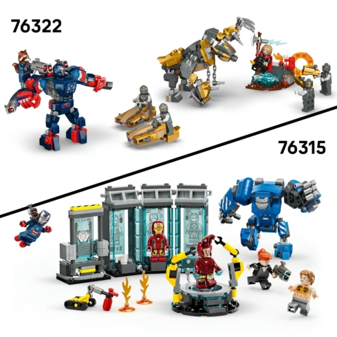 LEGO Super Heroes Залізна людина та Бойова Машина проти Хаммер Дронів 76320 - 5