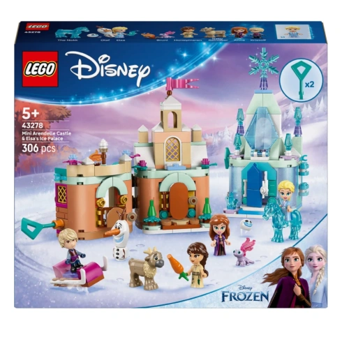 LEGO Disney Frozen Мінімоделі замку Аренделл і крижаного палаца Ельзи 43278 - 1
