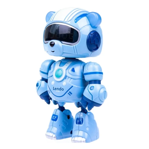 Робот Ming Ying Розумний годинник-будильник Bear Blue - 4