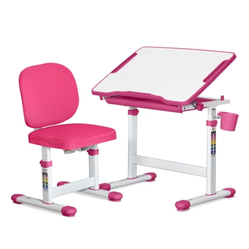 Комплект Evo-kids Стіл Стілець Evo-06 Plus Pink - 1