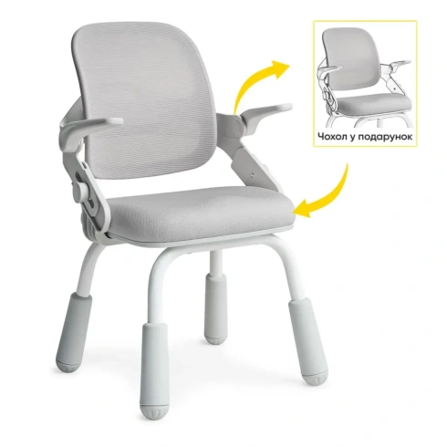 Крісло Mealux Neo Air Static Grey - 4