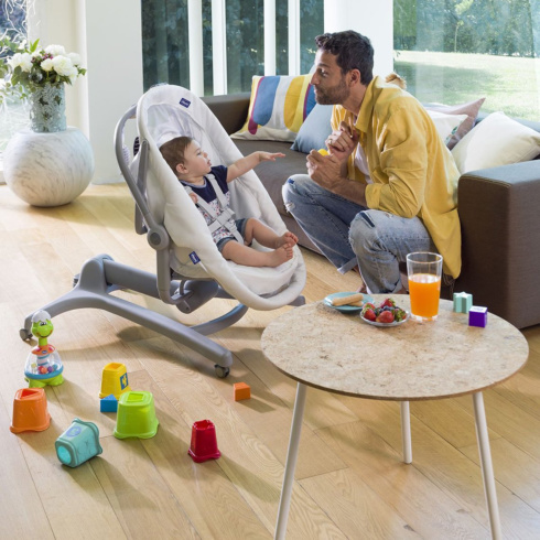 Люлька-стільчик Chicco Baby Hug Air White 4 в 1 - 8