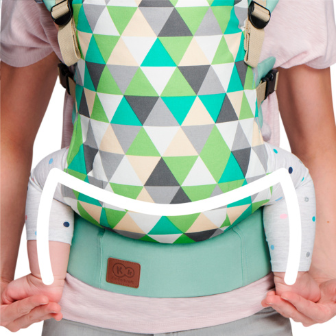 Рюкзак-переноска Kinderkraft Nino Mint - 5