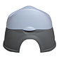 Дитячий горщик Babyhood Класик Grey - 3