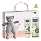 Подарунковий набір Mustela Crème Change and Gel Lavant для дівчинки - 1