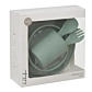 Набір посуду Kikkaboo Platinum Silicone Sage Mint 5 предметів - 1
