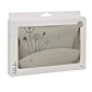 Нагрудник силіконовий Kikkaboo Platinum Silicone Flora Sand Beige - 2