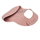 Нагрудник силіконовий Kikkaboo Platinum Silicone Flora Blush Pink - 3