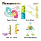 Конструктор магнітний PicassoTiles Mini diamond marble run track set 60 ел - 4