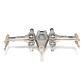 Набір колекційних фігурок Star Wars Medium Vehicle and figures X-Wing (Blue 1) Antoc Merric and R2-R9 - 5