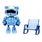 Робот Ming Ying Розумний годинник-будильник Bear Blue - 3