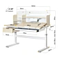 Стіл Evo-kids TH-360 Plus Wood Grey - 2
